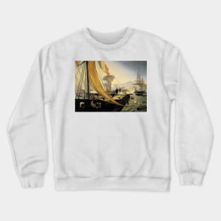 Scene from the Mexican Expedition in 1838 - Horace Vernet Crewneck Sweatshirt